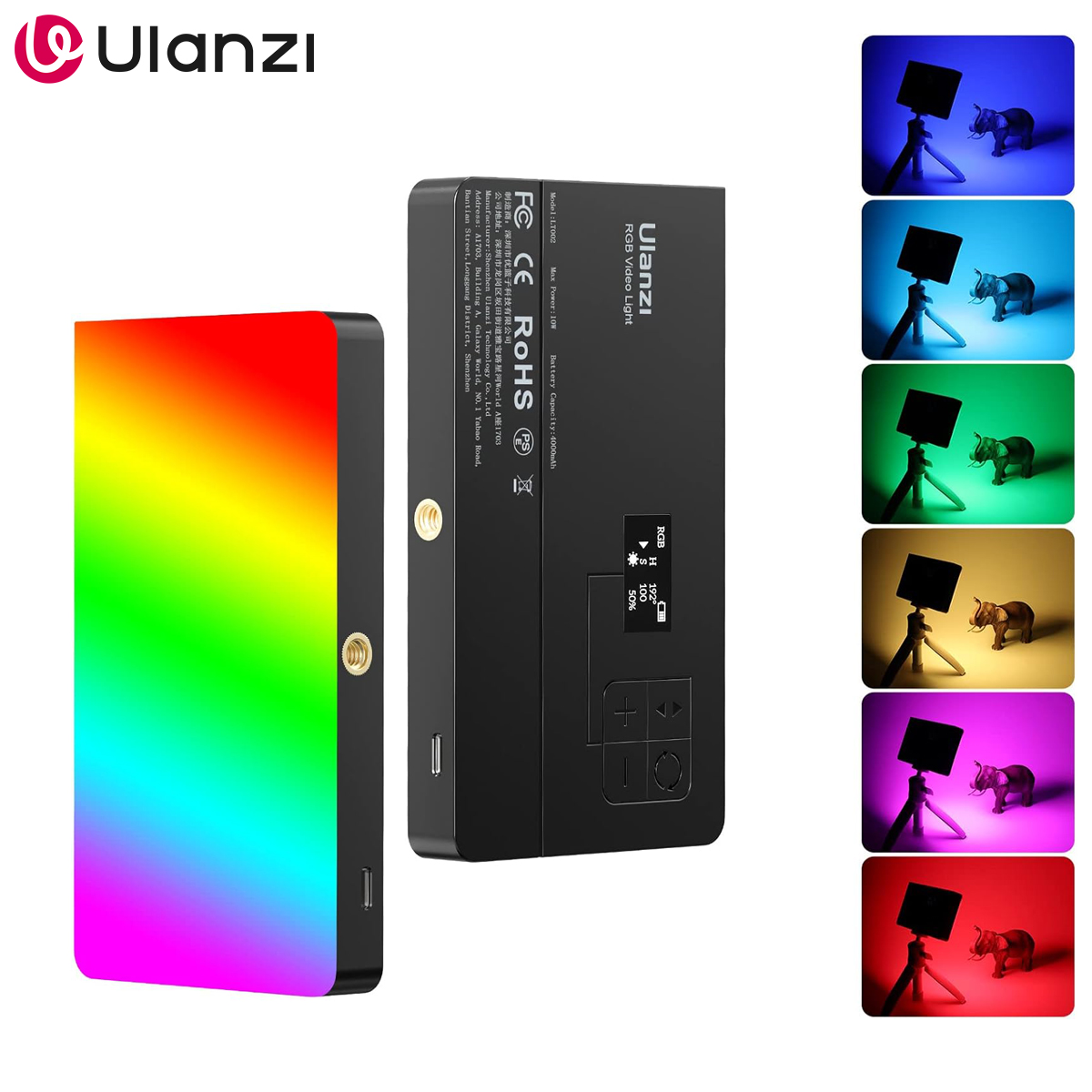 Photography Lighting Outdoor - ULANZI LT002 RGB Lampa Wideo, Przenośny