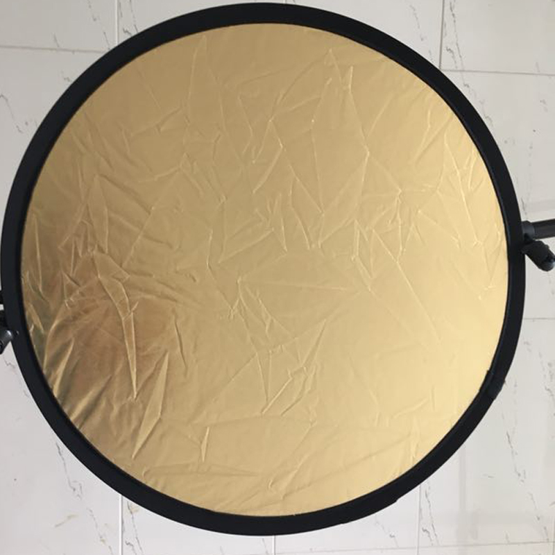 Reflector Disc Silver - Reflektor fotograficzny 2w1, okrągły, składany, 23''
