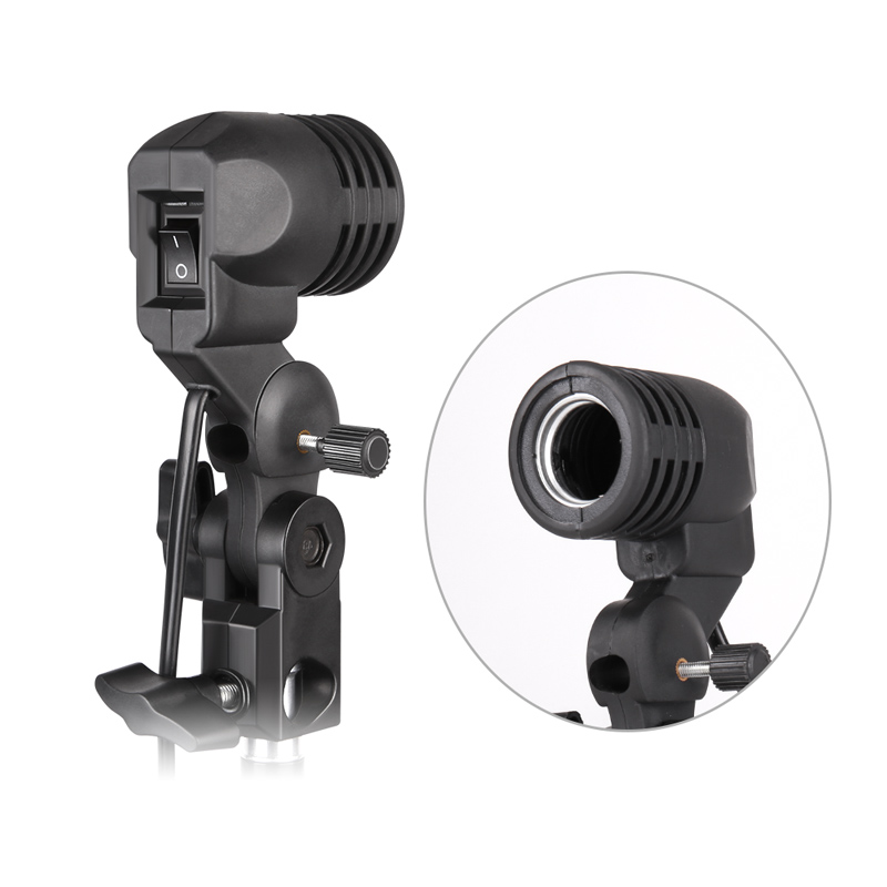 Photography Umbrella Lighting Kit - 1.8m Kabel Stojak na żarówkę E26