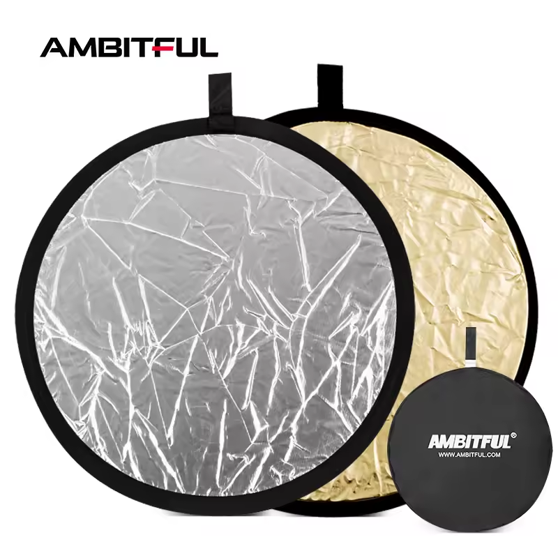 Reflector Disc Silver - Ambitful 2w1 30/60/80/110cm Dyfuzory Wielodyskowe Okrągły