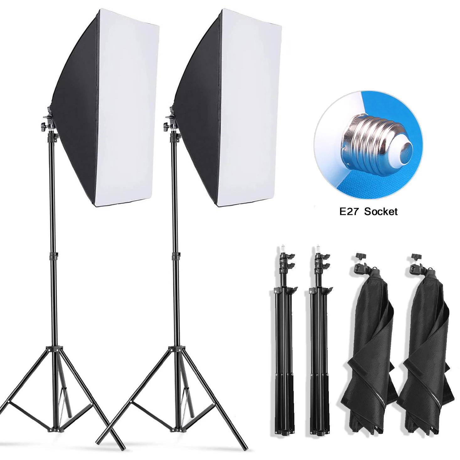 Photography Lighting Box - Profesjonalny softbox fotograficzny z oświetleniem, softbox