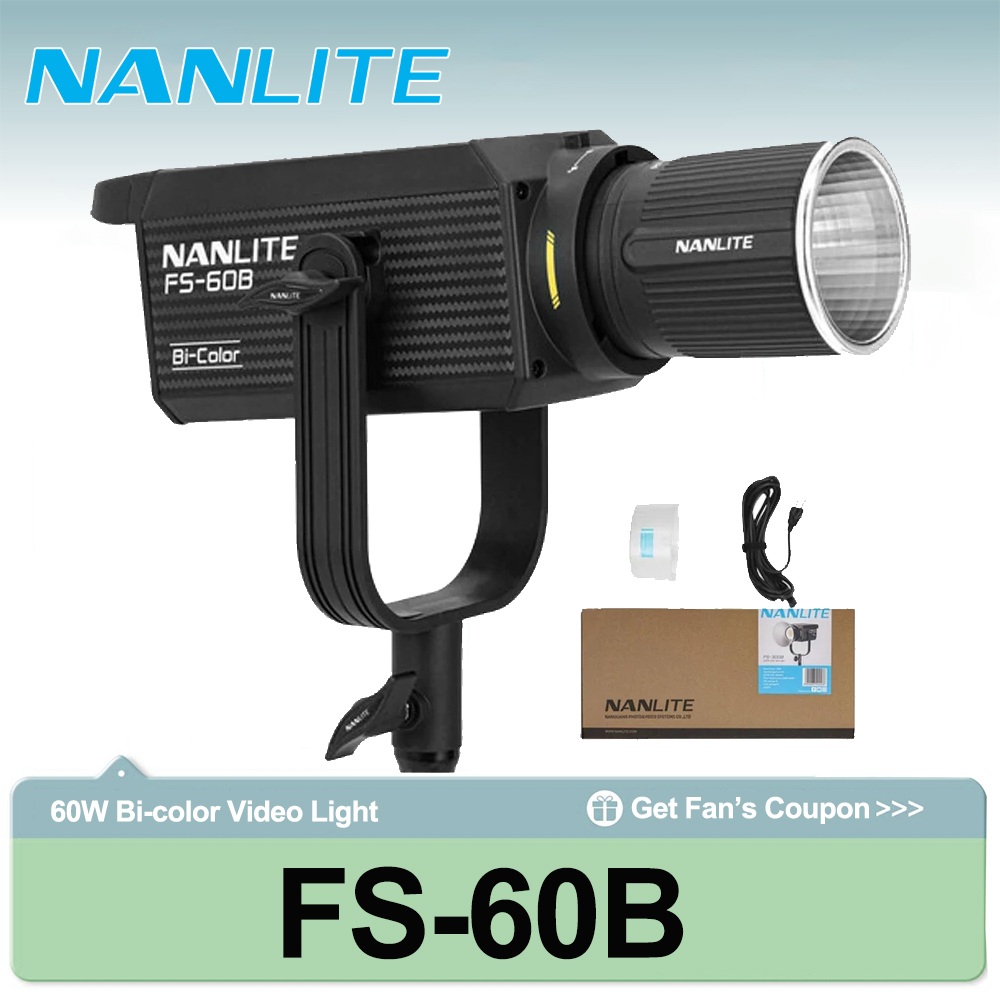 Photography Lighting Outdoor - Nanlite FS-60B 70W Dwukolorowy Reflektor 2700K-6500K