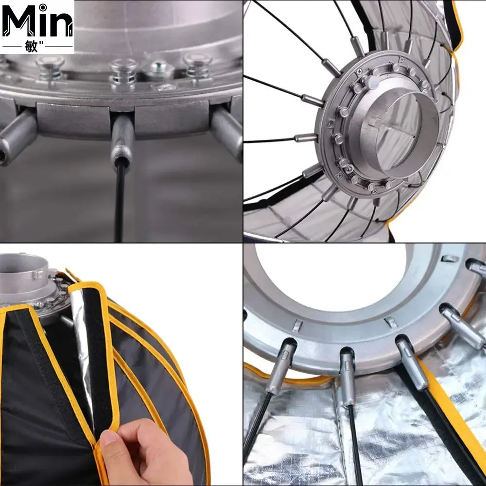 Parabolic Umbrella Deep - 35-calowy (90 cm) szybkozestawiany, składany, głęboki,