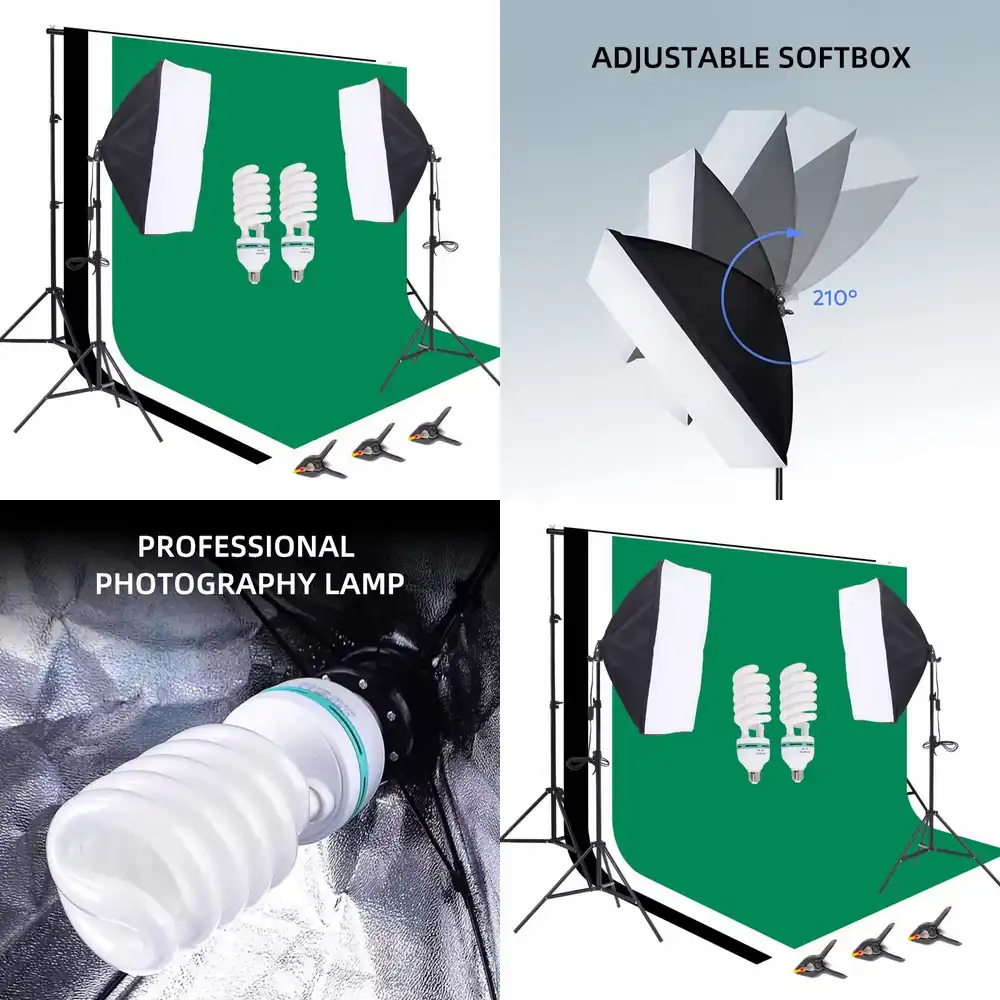 Photography Umbrella Lighting Kit - Zestaw do studia fotograficznego 2.6*3m: Statyw