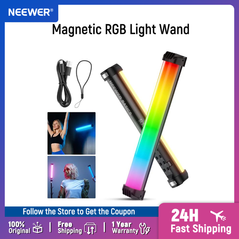 Photography Lighting Rgb - NEEWER Basics 12-calowy Magnetyczny RGB Light