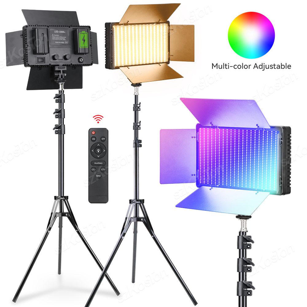 Photography Umbrella Lighting Kit - RGB Fotografia wideo LED Panel światła
