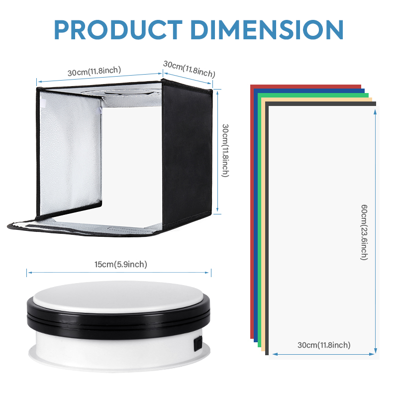 12x12in ściemniana podświetlan – Photography Lighting Box recenzja i cena