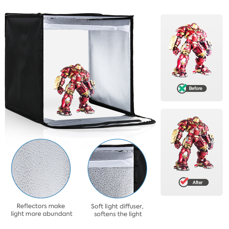 12x12in ściemniana podświetlan – Photography Lighting Box recenzja i cena