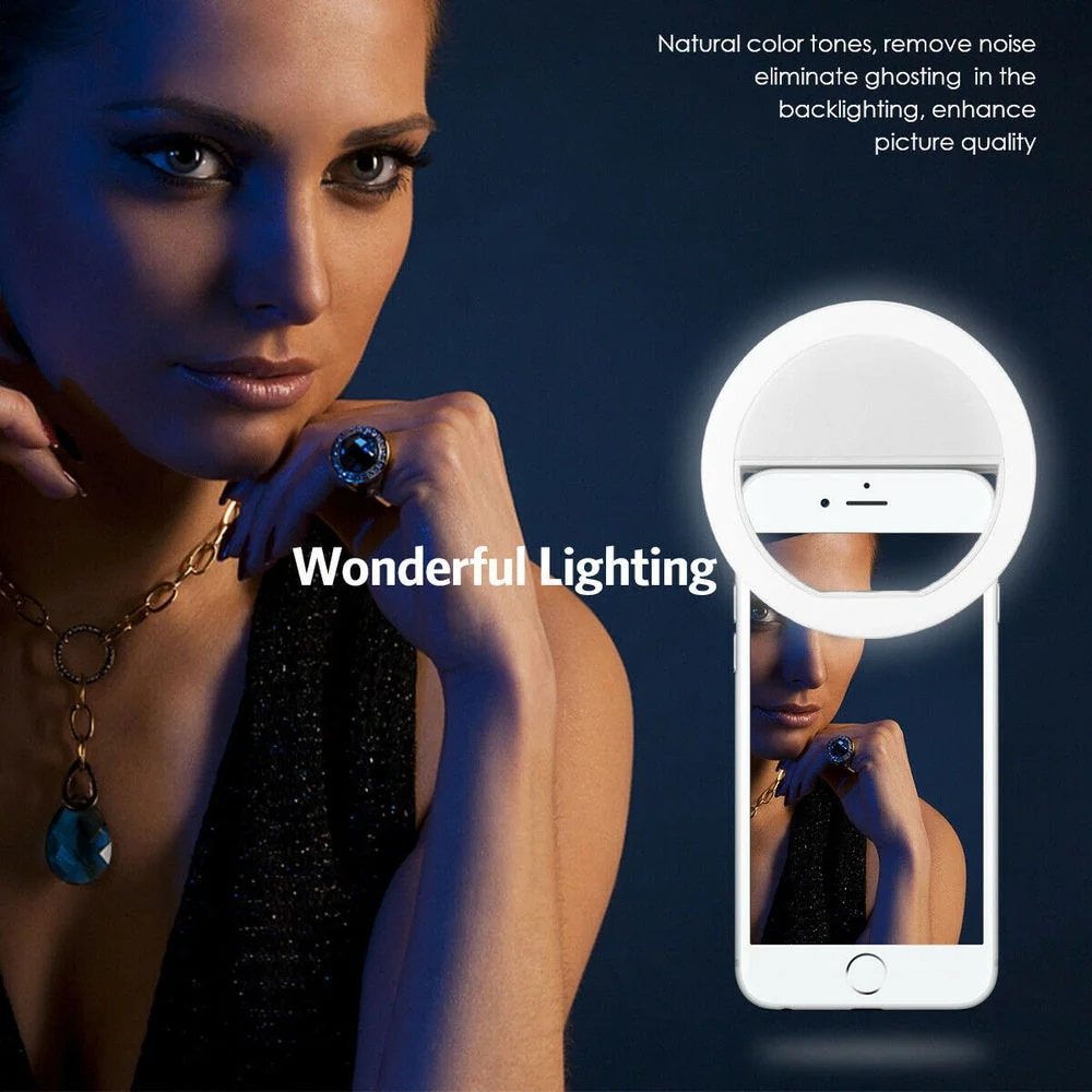 LED Lampa do Selfie z Ładowani – Photography Lighting Gear recenzja i cena