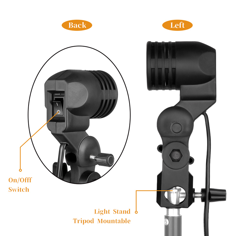1.8m Kabel Stojak na żarówkę E – Photography Umbrella Lighting Kit recenzja i cena