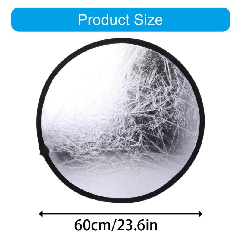 Odbłyśnik fotograficzny 2 w 1  – Reflector Disc Silver recenzja i cena