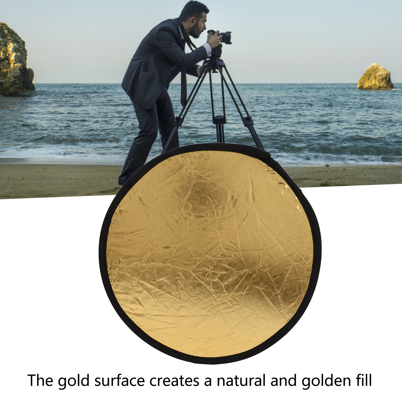 Reflektor fotograficzny złoto- – Reflector Disc Silver recenzja i cena