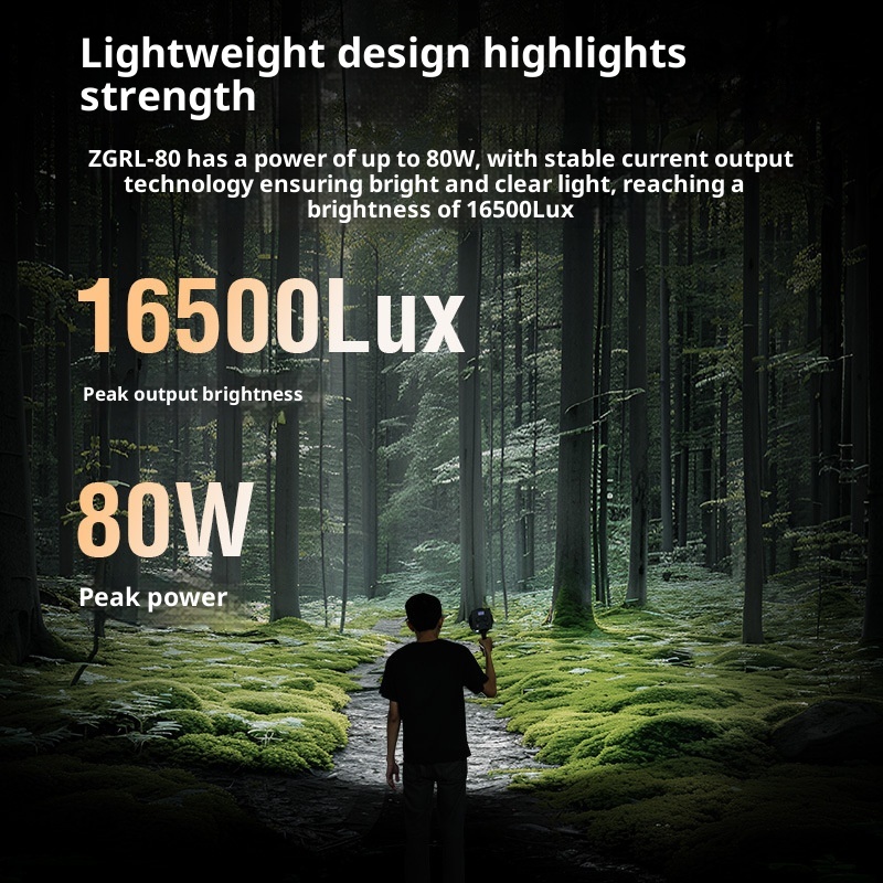 ZGRL80 80W COB LED Lampa Wideo – Photography Lighting Outdoor recenzja i cena