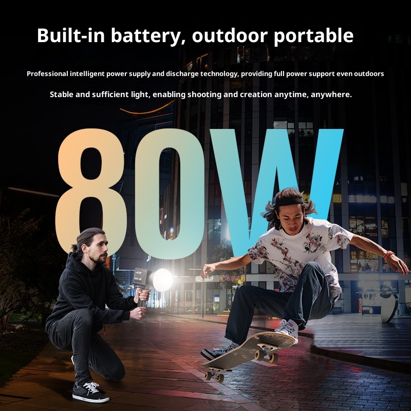 ZGRL80 80W COB LED Lampa Wideo – Photography Lighting Outdoor recenzja i cena
