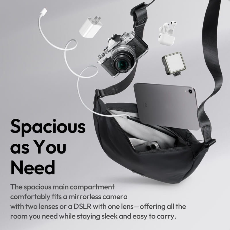Ulanzi HMN1 Lunar Sling Bag Wh – Photography Lighting Gear recenzja i cena