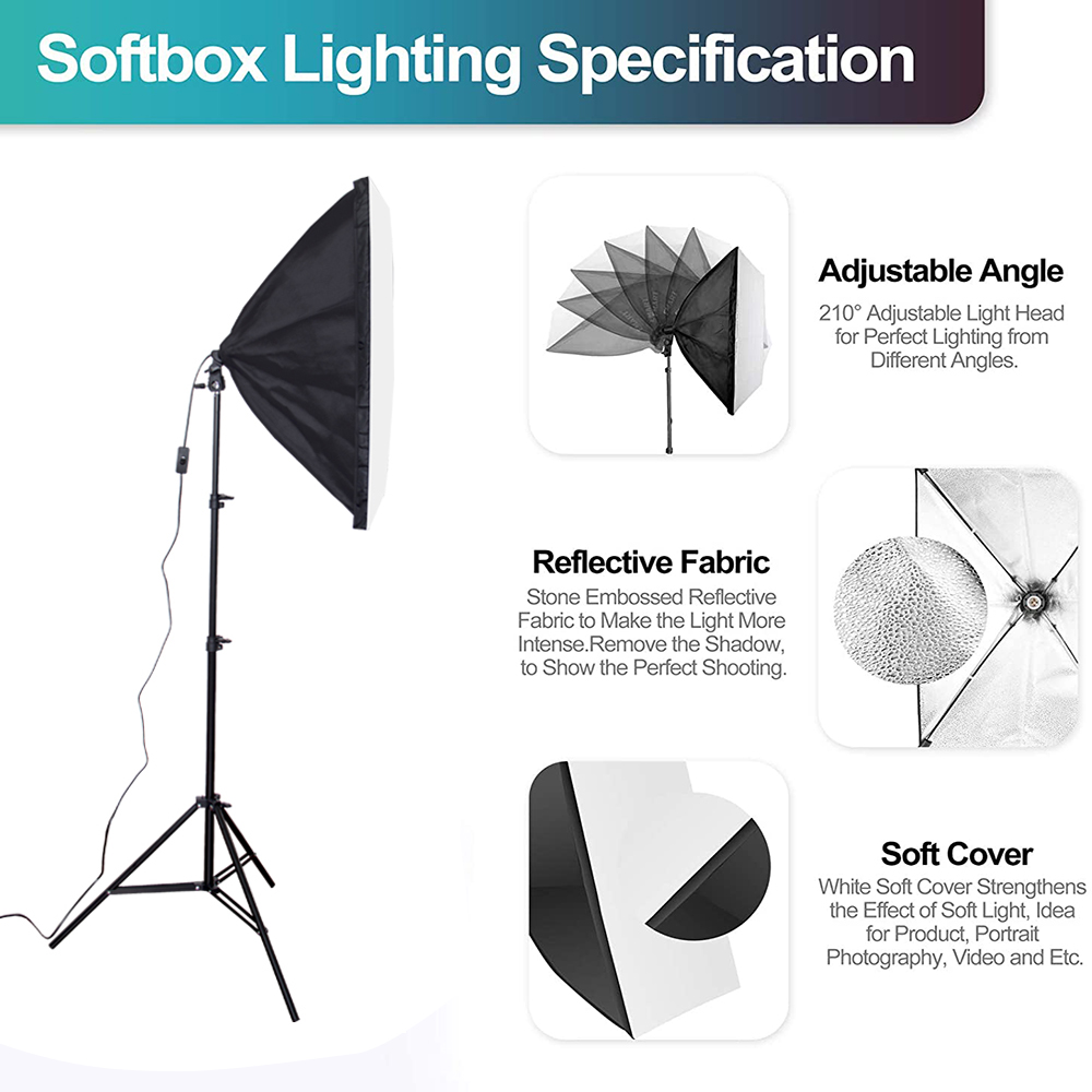 Ekonomiczny zestaw sprzętu do  – Photography Umbrella Lighting Kit recenzja i cena