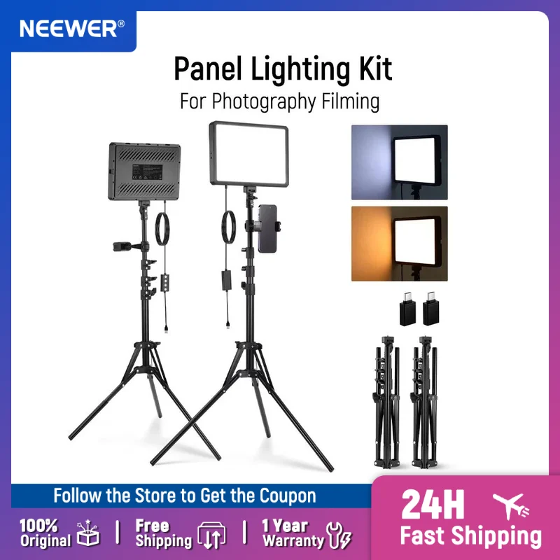 NEEWER BASICS Zestaw 2 paneli  – Photography Lighting Basics recenzja i cena