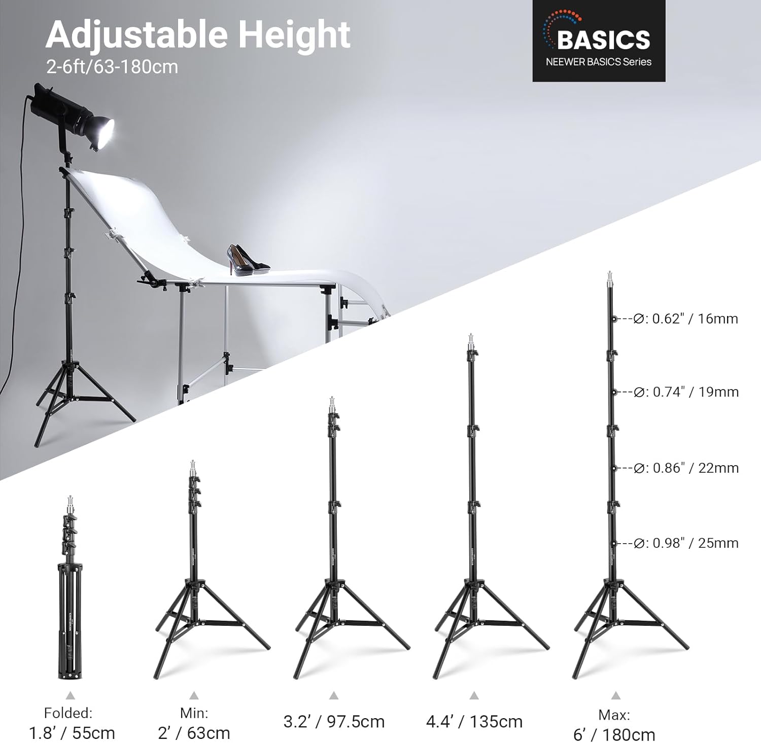 NEEWER Basics Statyw oświetlen – Photography Lighting Basics recenzja i cena