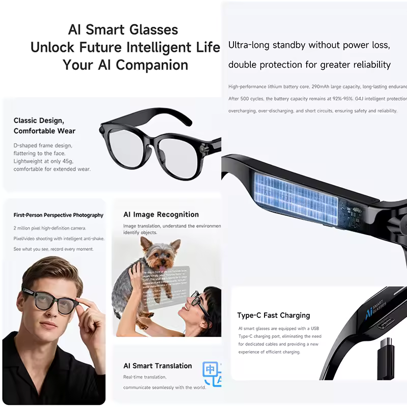 Inteligentne okulary M89-S AI  – Photography Lighting Gear recenzja i cena