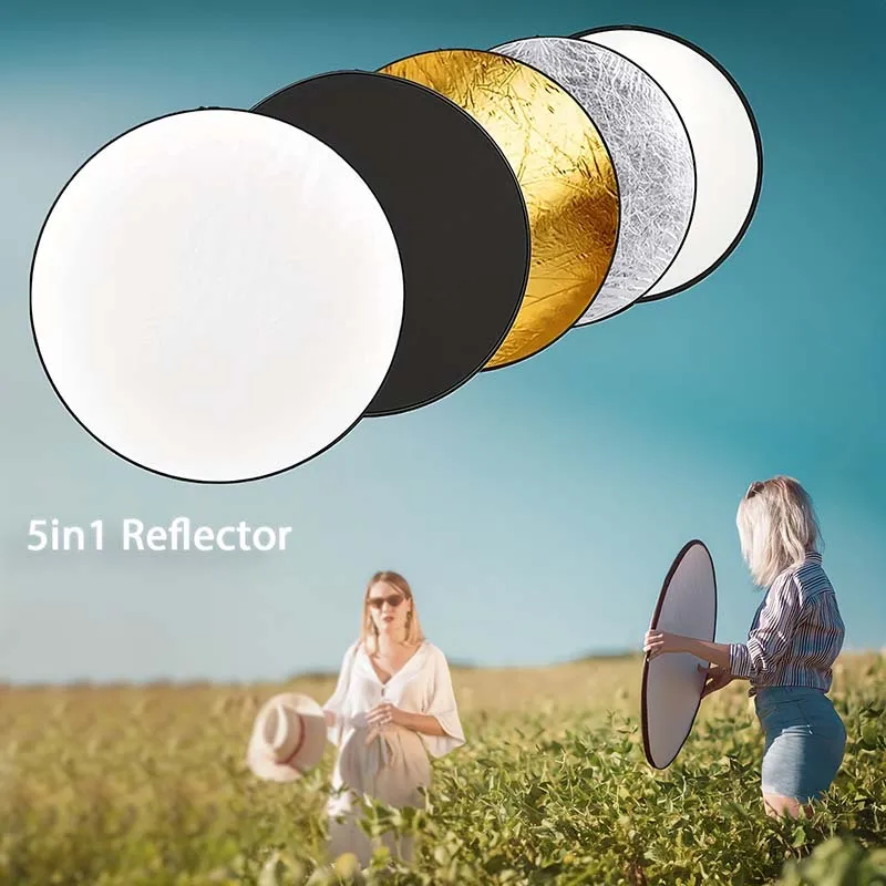 1 szt. Przenośny zestaw reflek – Reflector Disc Silver recenzja i cena