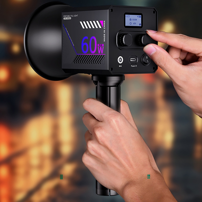 Lampa wideo RGB 60W, przenośna – Photography Lighting Rgb recenzja i cena