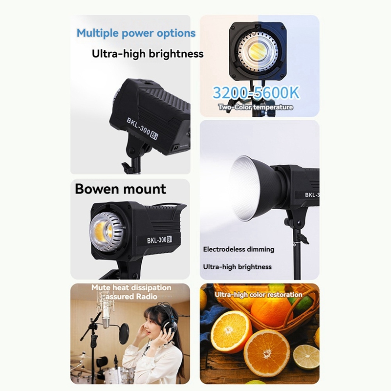 Lampa wideo Bi LED 300W, ciągł – Photography Lighting Gear recenzja i cena