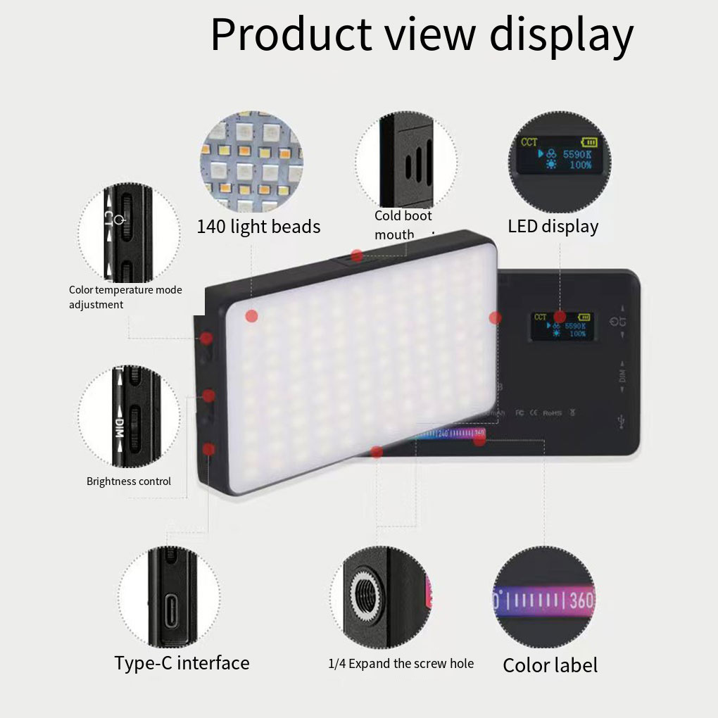 Tryby RGB Mini reflektor wypeł – Photography Lighting Rgb recenzja i cena