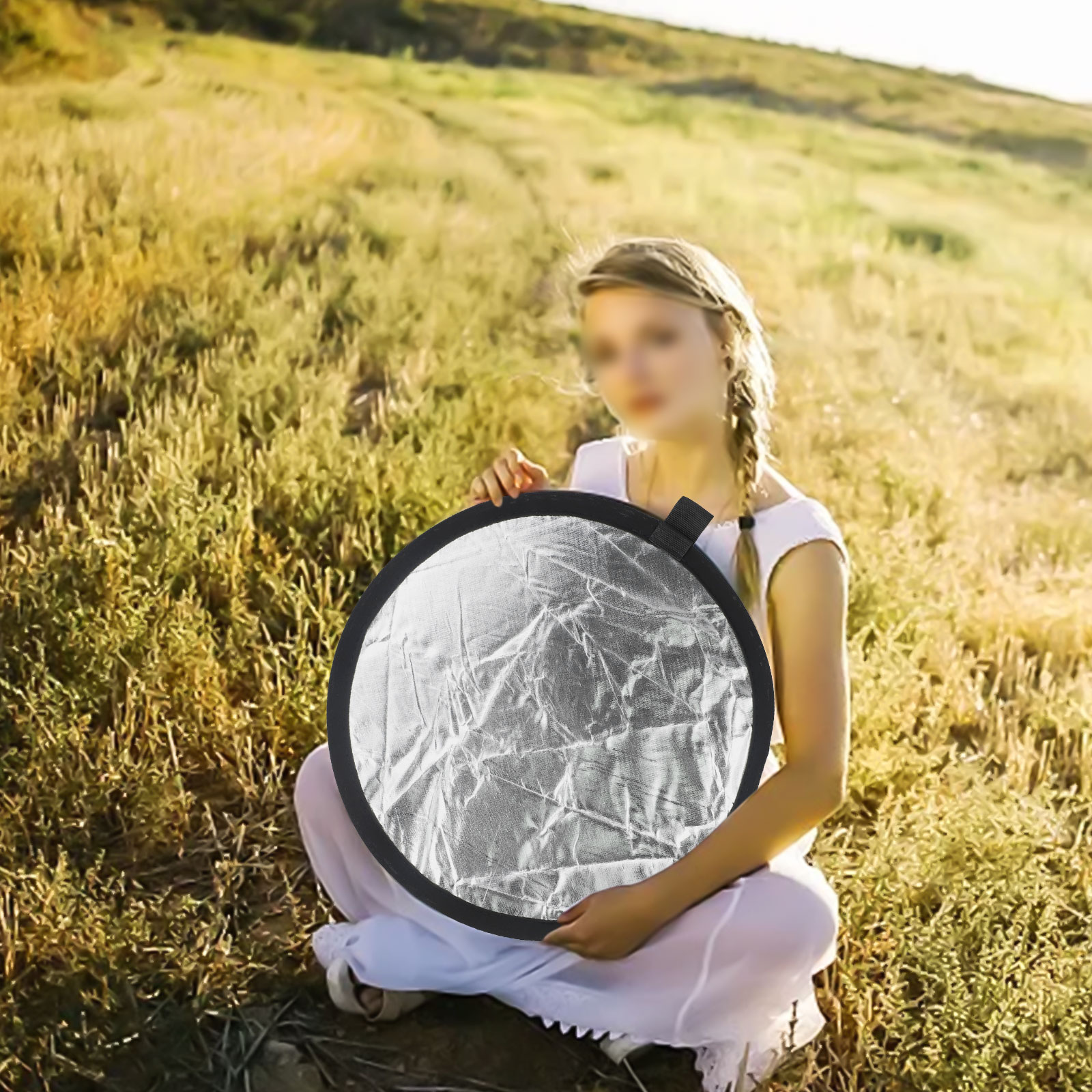 Ręczny reflektor fotograficzny – Reflector Disc Silver recenzja i cena
