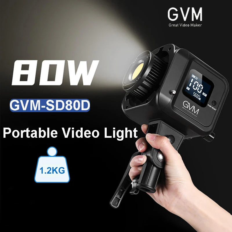 GVM SD80D 80W Dwukolorowa Lamp – Photography Using Lighting recenzja i cena