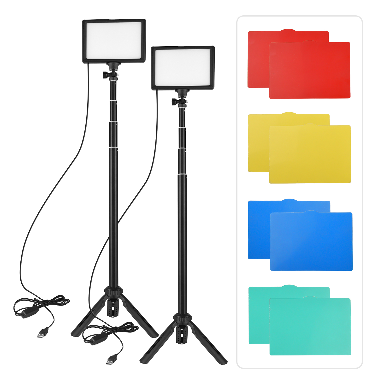 Andoer 2 szt. Zestaw światło L – Photography Umbrella Lighting Kit recenzja i cena
