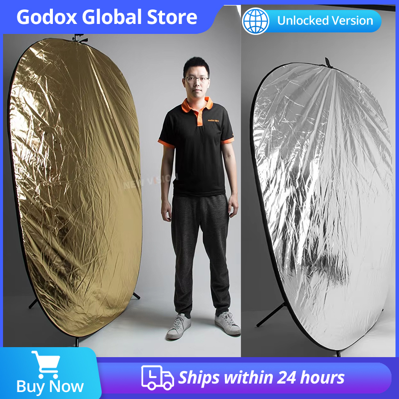 Godox 2w1 Złoty i Srebrny Owal – Reflector Disc Silver recenzja i cena