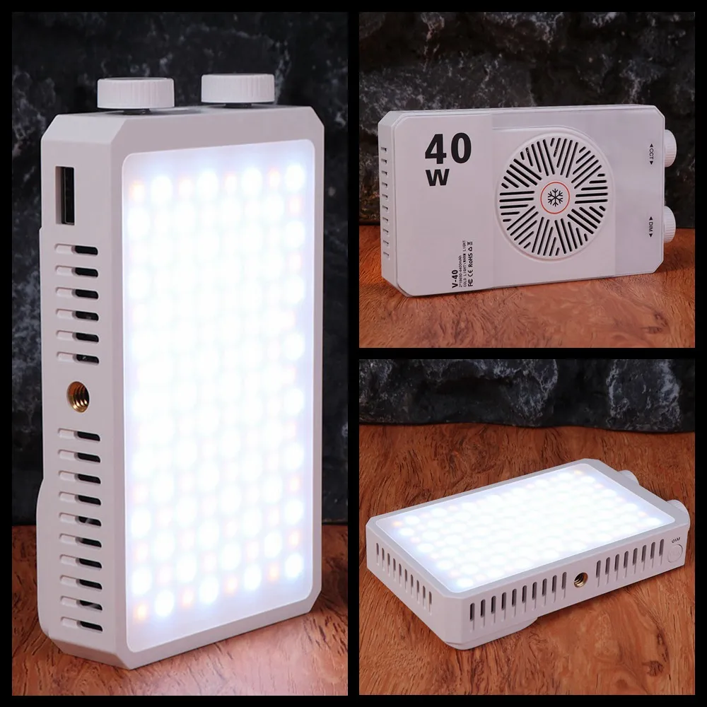 Lampa LED RGB do kamery 40W, 2 – Photography Lighting Rgb recenzja i cena