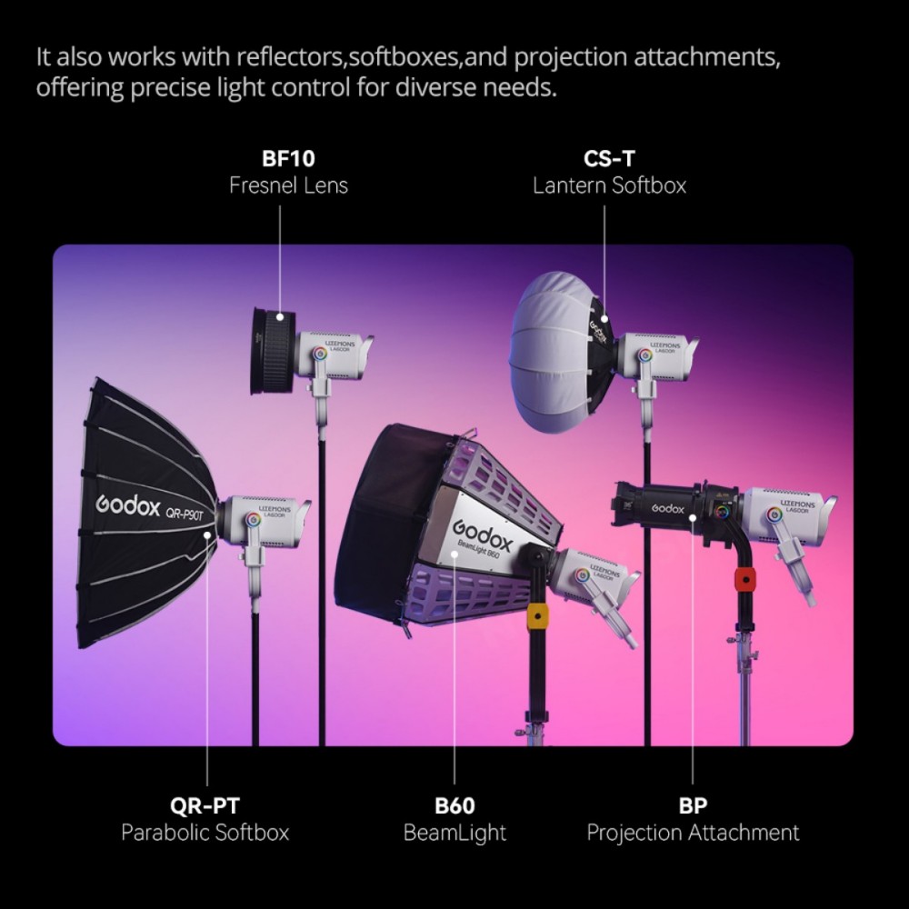 Godox LITEMONS LA600Bi LA600R  – Photography Lighting Portrait recenzja i cena