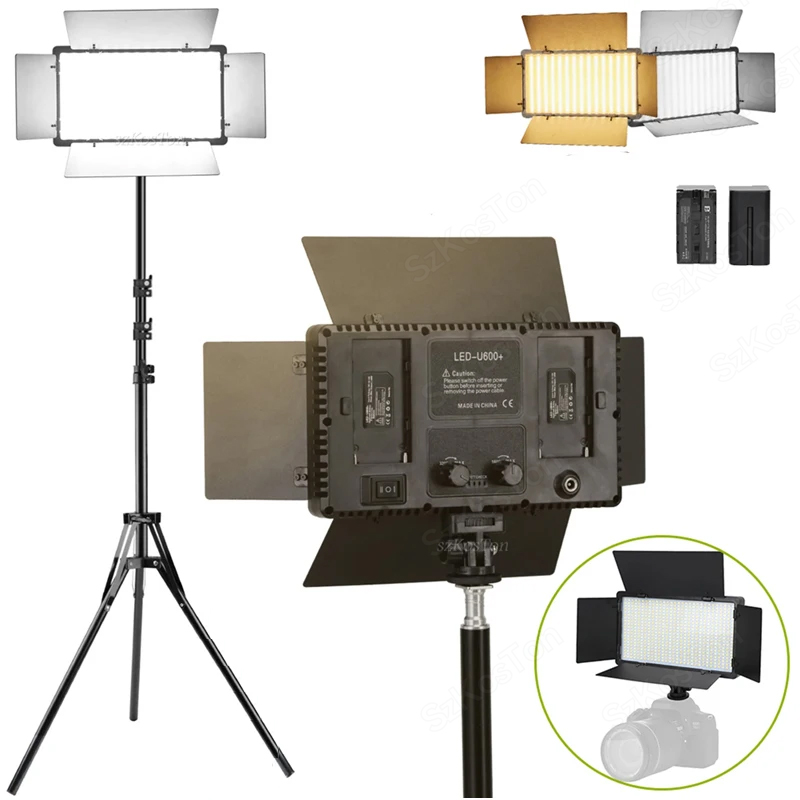 U800 U600 LED Photo Studio Vid – Photography Umbrella Lighting Kit recenzja i cena