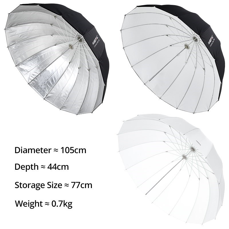 AMBITFUL 105cm 130cm 160cm Głę – Parabolic Umbrella Deep recenzja i cena
