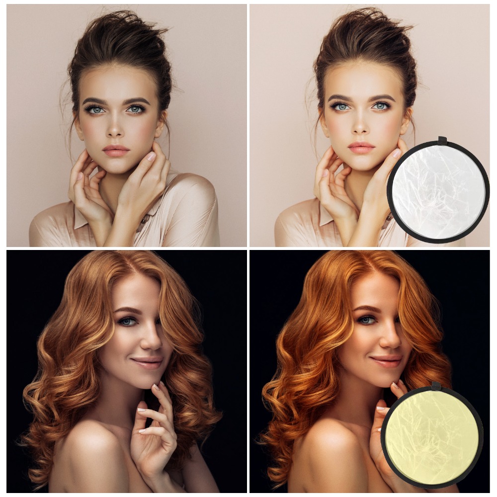 Odbłyśnik fotograficzny 30 cm, – Reflector Disc Silver recenzja i cena